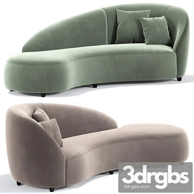 Euforia montbel curved sofa