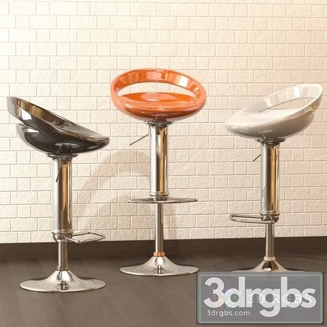 Euro Style Agnes Adjustable Stool 3dsmax Download