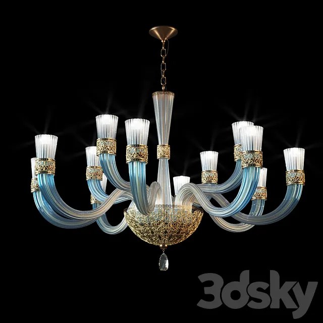 Euroluce Lampadari DEA L8 + 4 3ds Max