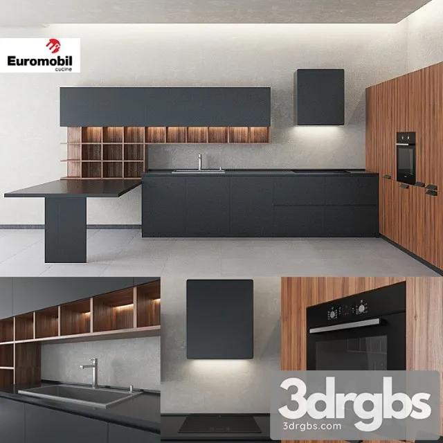 Euromobil kitchen – lain 3dsmax Download