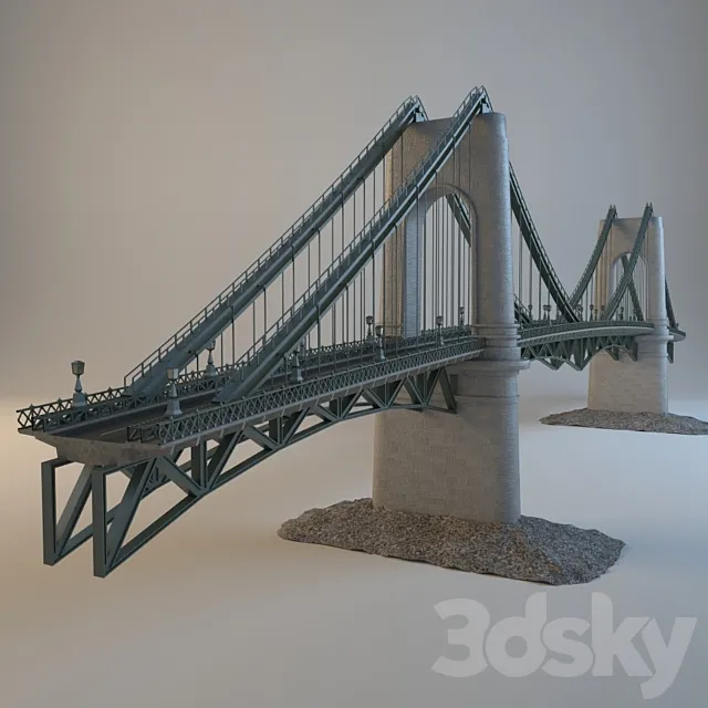 Europe Bridge 3DS Max Model