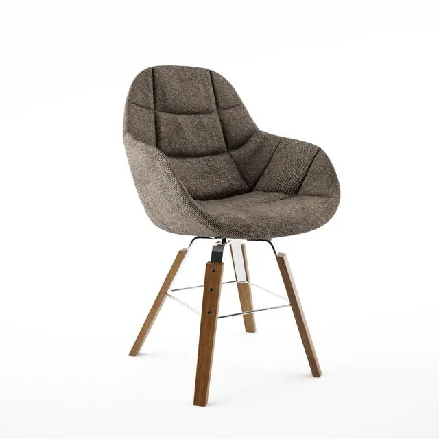 Eva 2266R chair by Zanotta 3dsMax Model