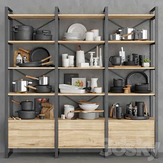 EvaSolo Pantry 3DS Max Model