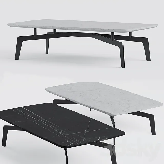 Evelyn Coffee Table – Rectangular 3DSMax File
