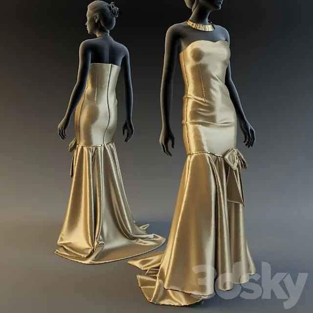 Evening Dress 3DSMax File