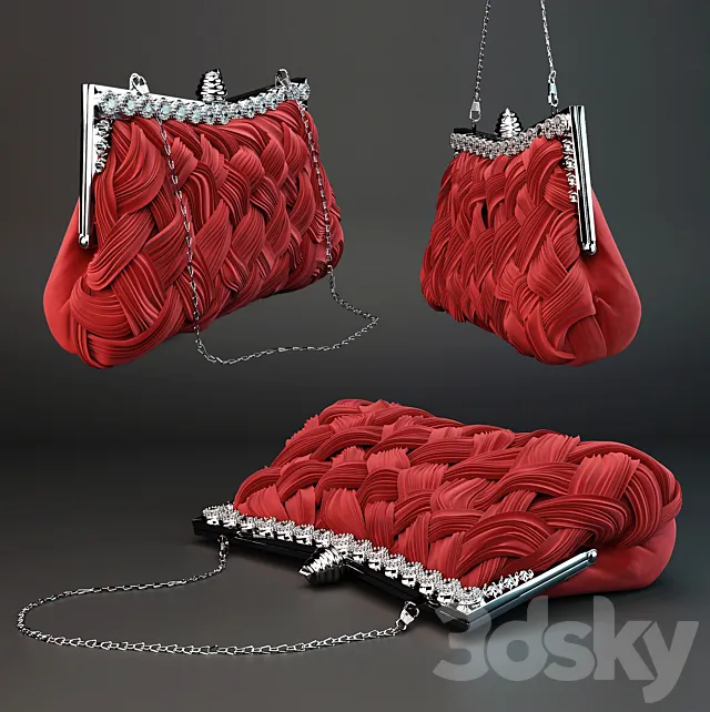 Evening Weave Clutch 3DS Max Model