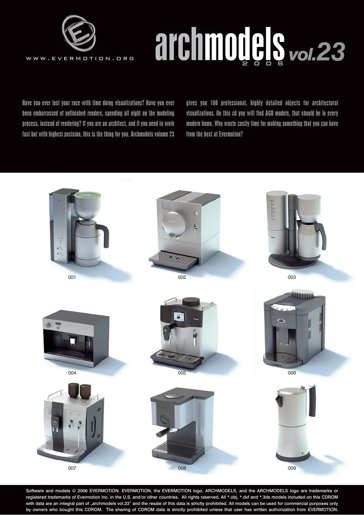 Evermotion Archmodels Vol 023 [ Kitchen and bathroom appliances]