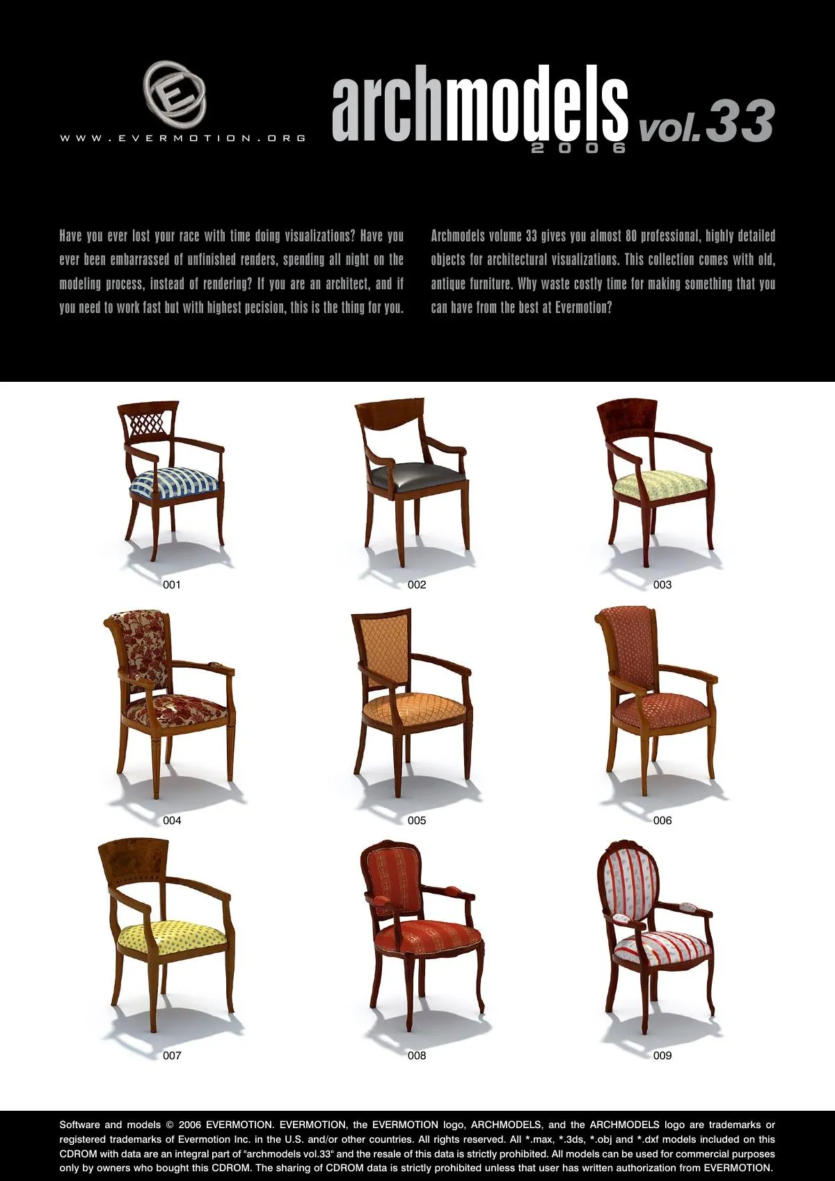 Evermotion Archmodels Vol 033 [European classical furniture]