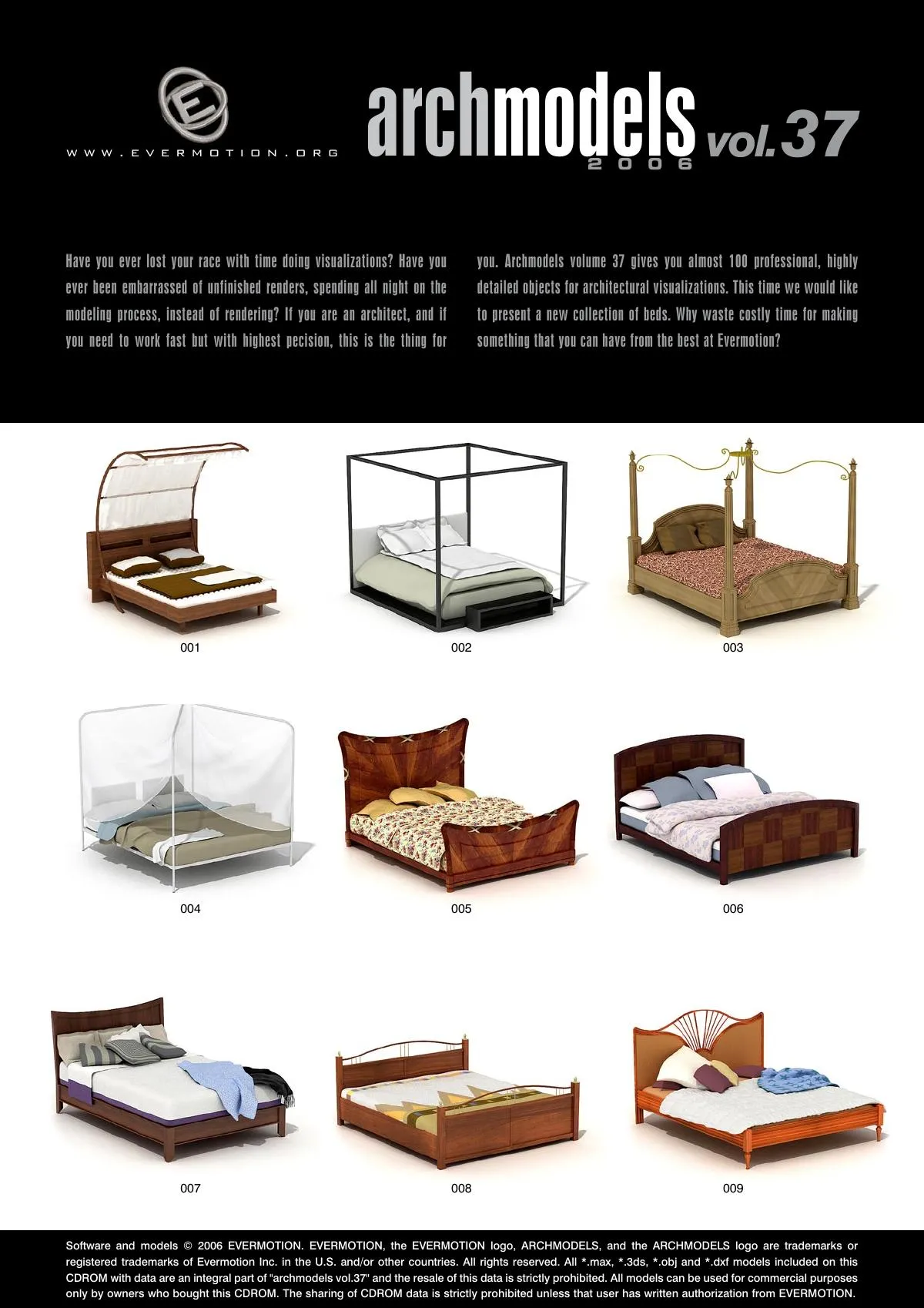 Evermotion Archmodels Vol 037 [bed]