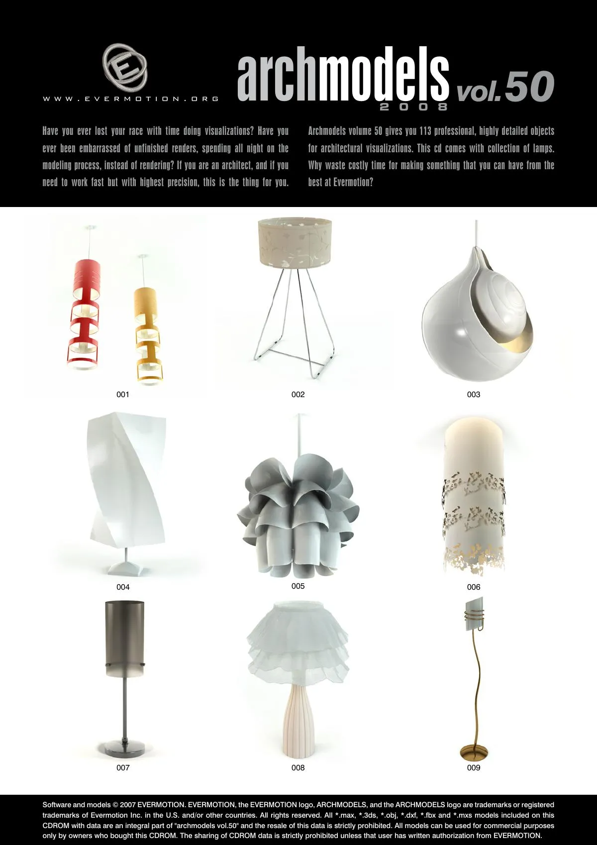 Evermotion Archmodels Vol 050 [lamps]
