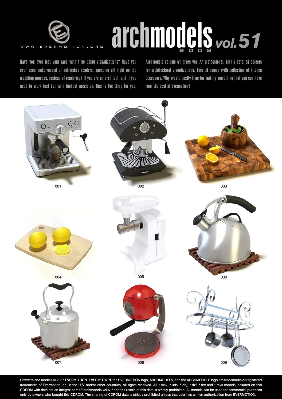 Evermotion Archmodels Vol 051 [kitchen supplies]