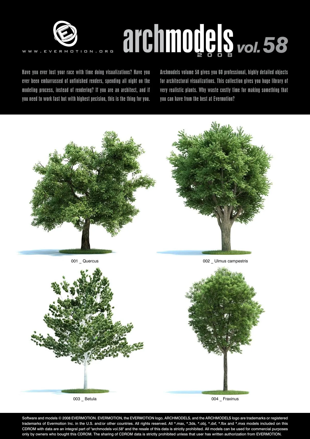 Evermotion Archmodels Vol 058 [trees]
