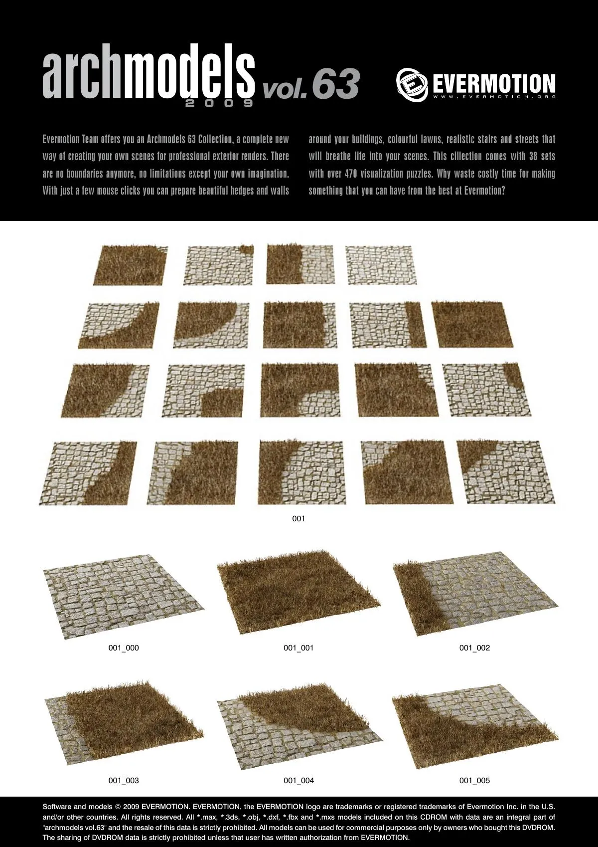 Evermotion Archmodels Vol 063 [Gardening component road]