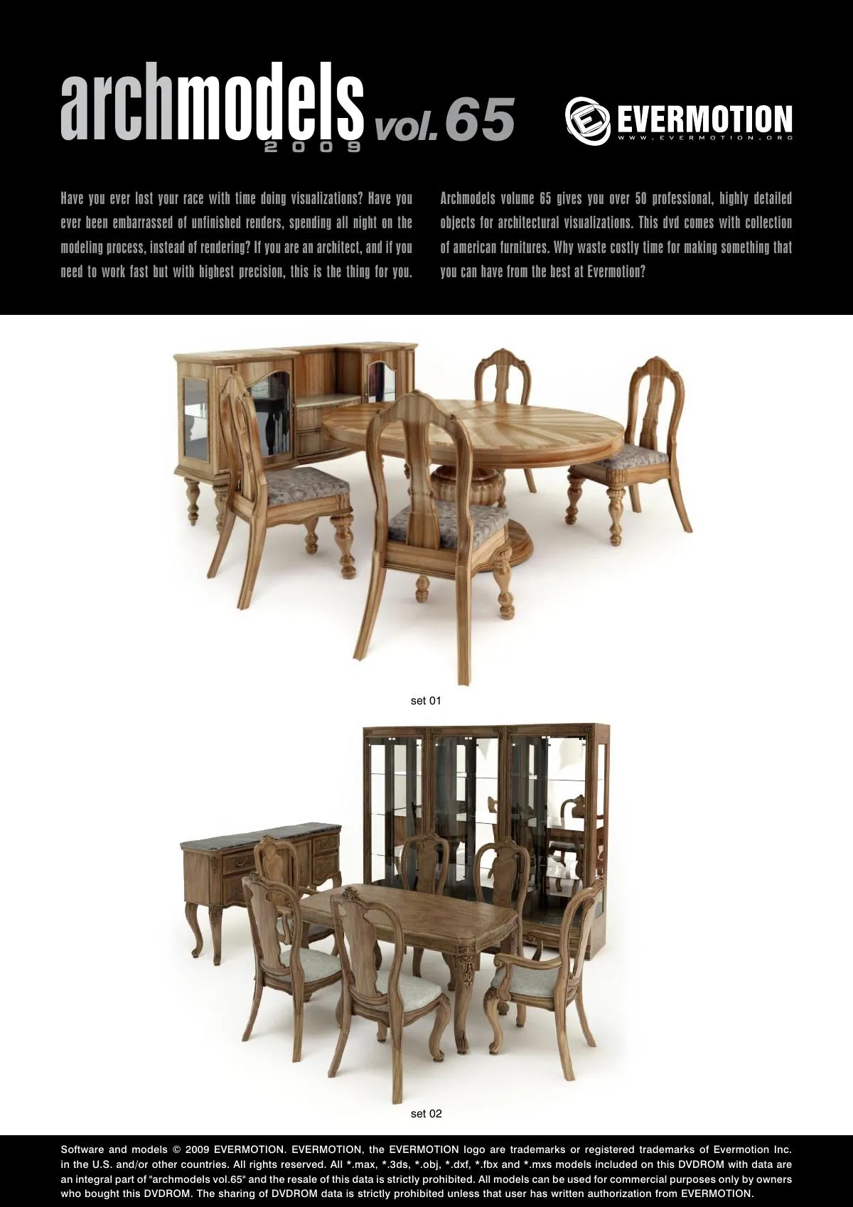 Evermotion Archmodels Vol 065 [European classical furniture] - thumbnail 0