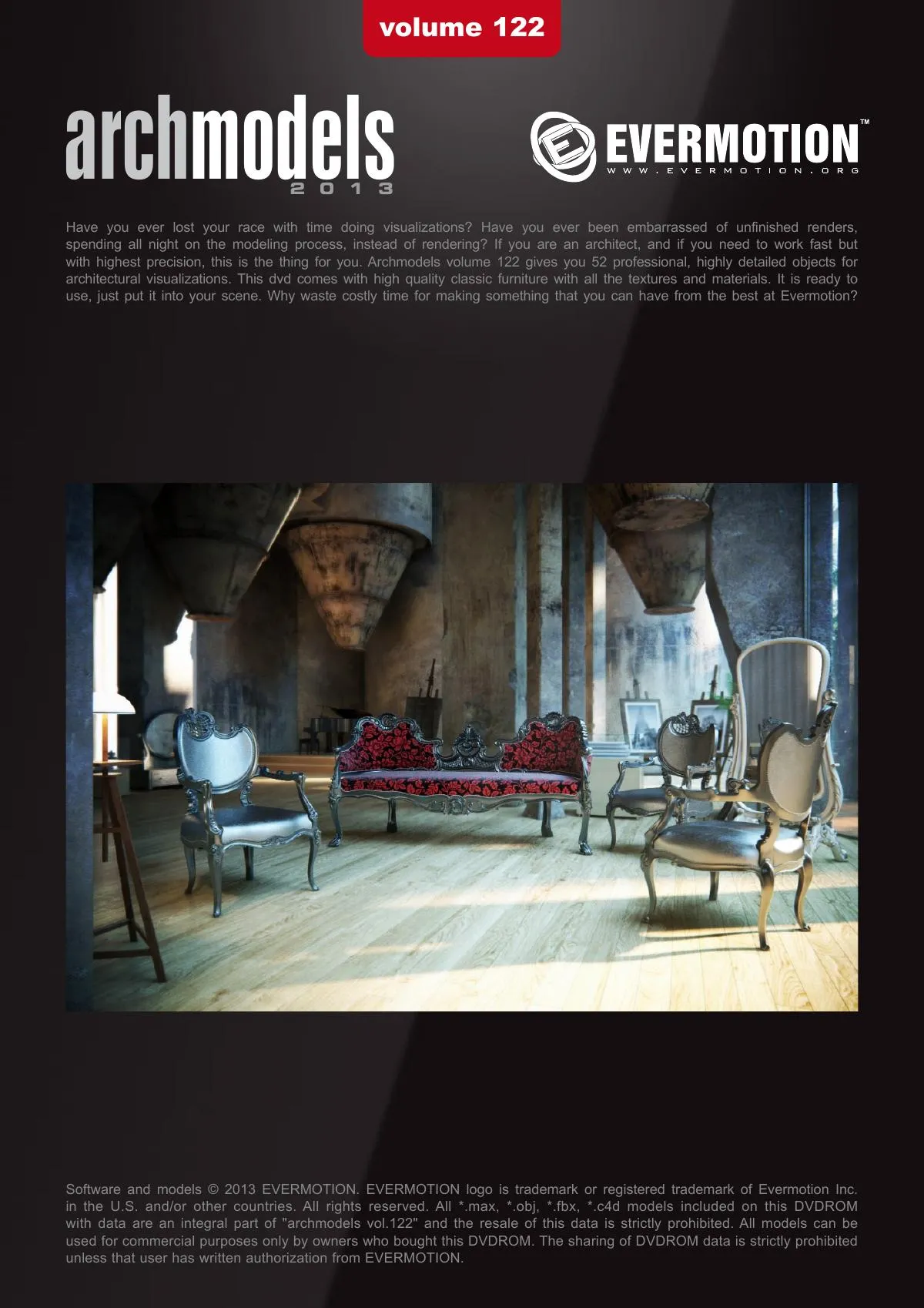 Evermotion Archmodels Vol 122 [New European style furniture] - thumbnail 0
