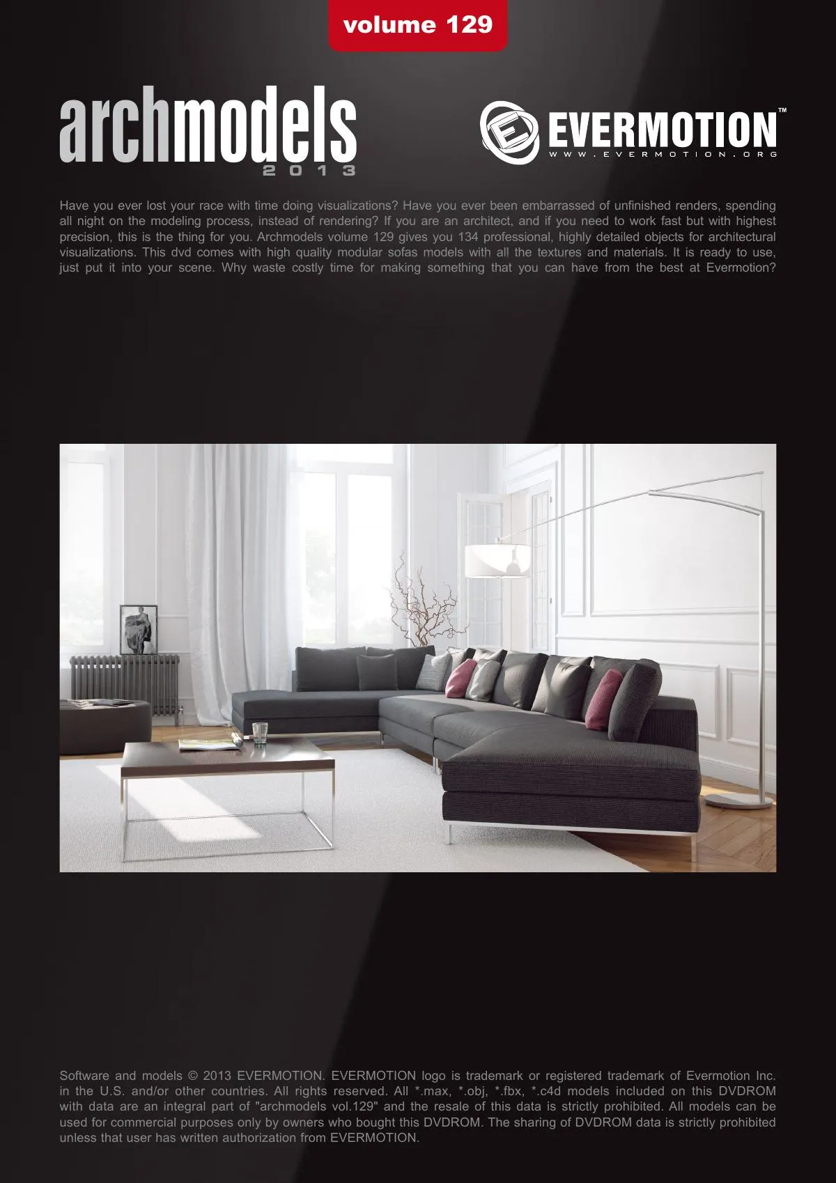 Evermotion Archmodels Vol 129 [modern sofa]