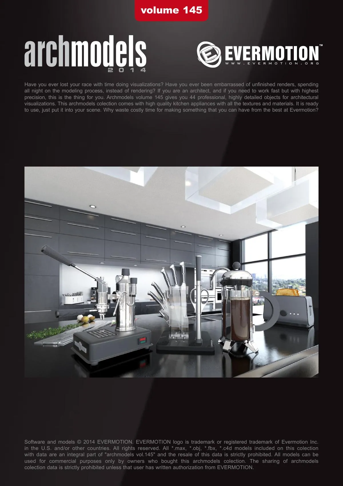 Evermotion Archmodels Vol 145 [kitchen supplies]