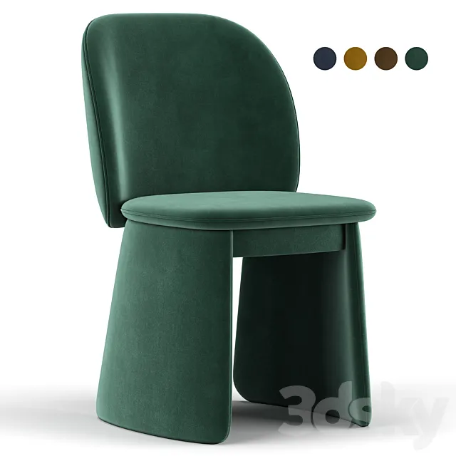 Evie dining chair 3DS Max Model