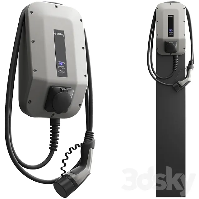 Evnex X Series Smart Universal EV Charger 3ds Max