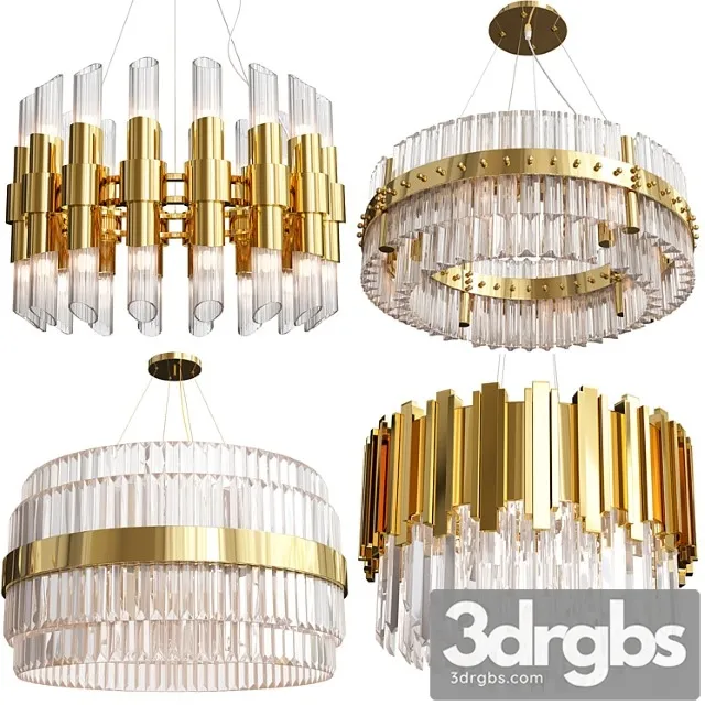 Exclusive chandelier set-11 3dsmax Download