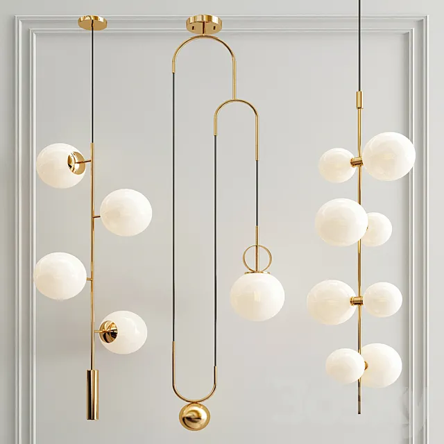 Exclusive Pendant – 3 types 3DS Max Model