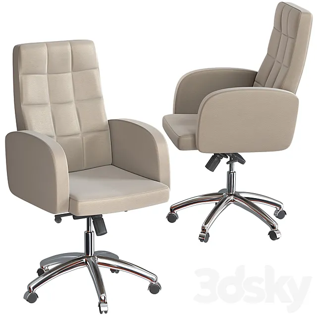 Executive armchair ALVEST AV 168_1 3ds Max