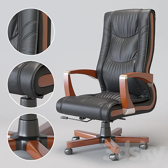 Executive chair MBL-9082 3DS Max Model