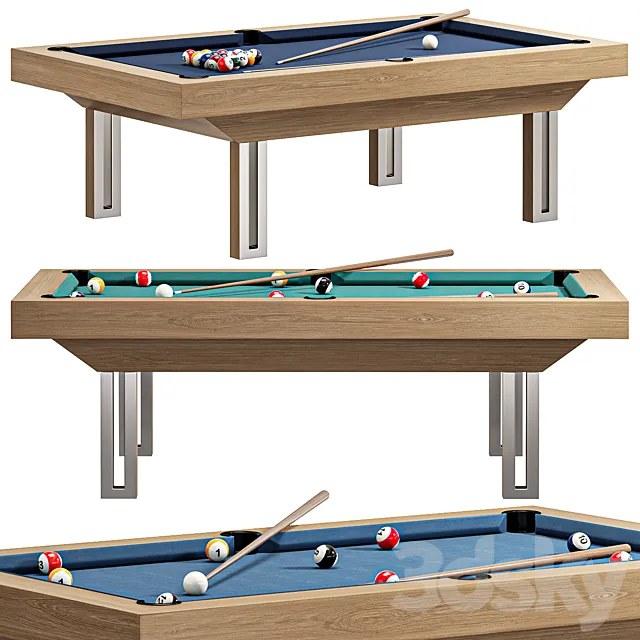 Executive Pool Billiard Table 3dsMax Model