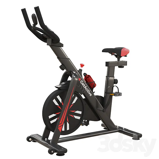 exercise bike 3DS Max Model