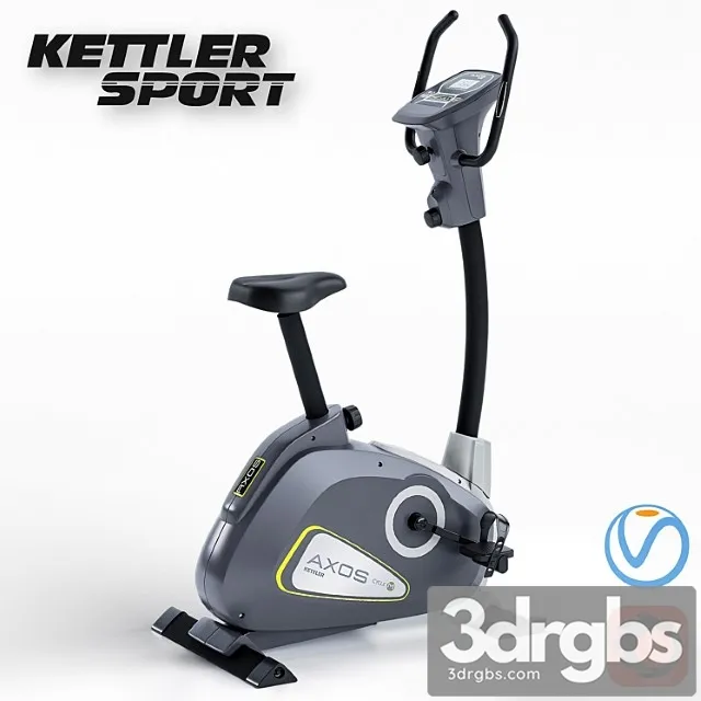Exercise bike Kettler Axos Cycle M Trainer 3dsmax Download
