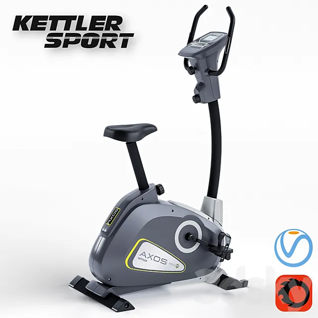 Exercise Bike Kettler Axos Cycle M. Training apparatus 3ds Max