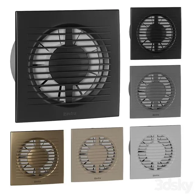Exhaust fan Europlast E-EXTRA 3dsMax Model
