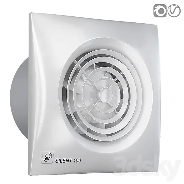 Exhaust fan Soler & Palau 3ds Max