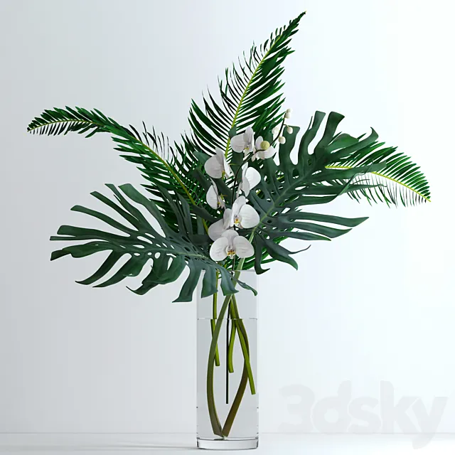 Exotic bouquet 3DSMax File