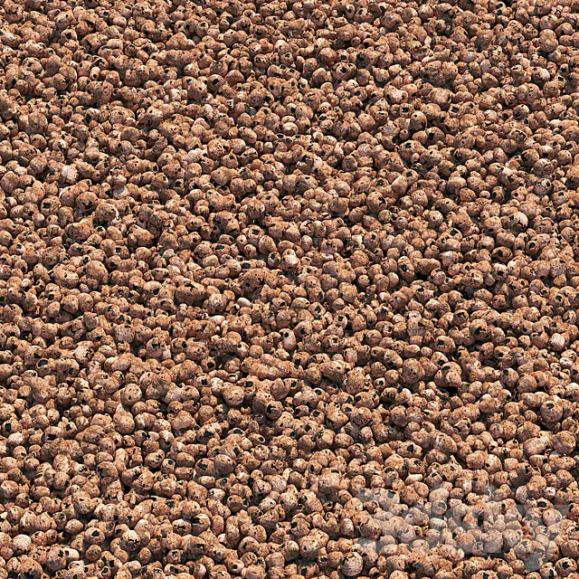 Expanded clay aggregate Hydroton 3ds Max