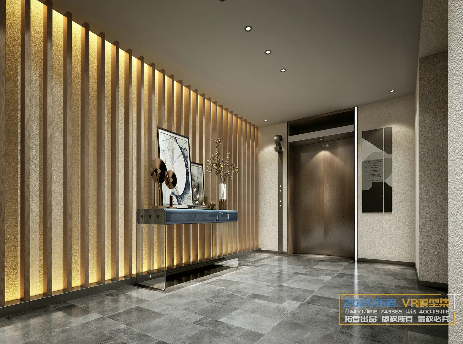 Extension Interior 20 – 12 – ELEVATOR & CORRIDOR – 27