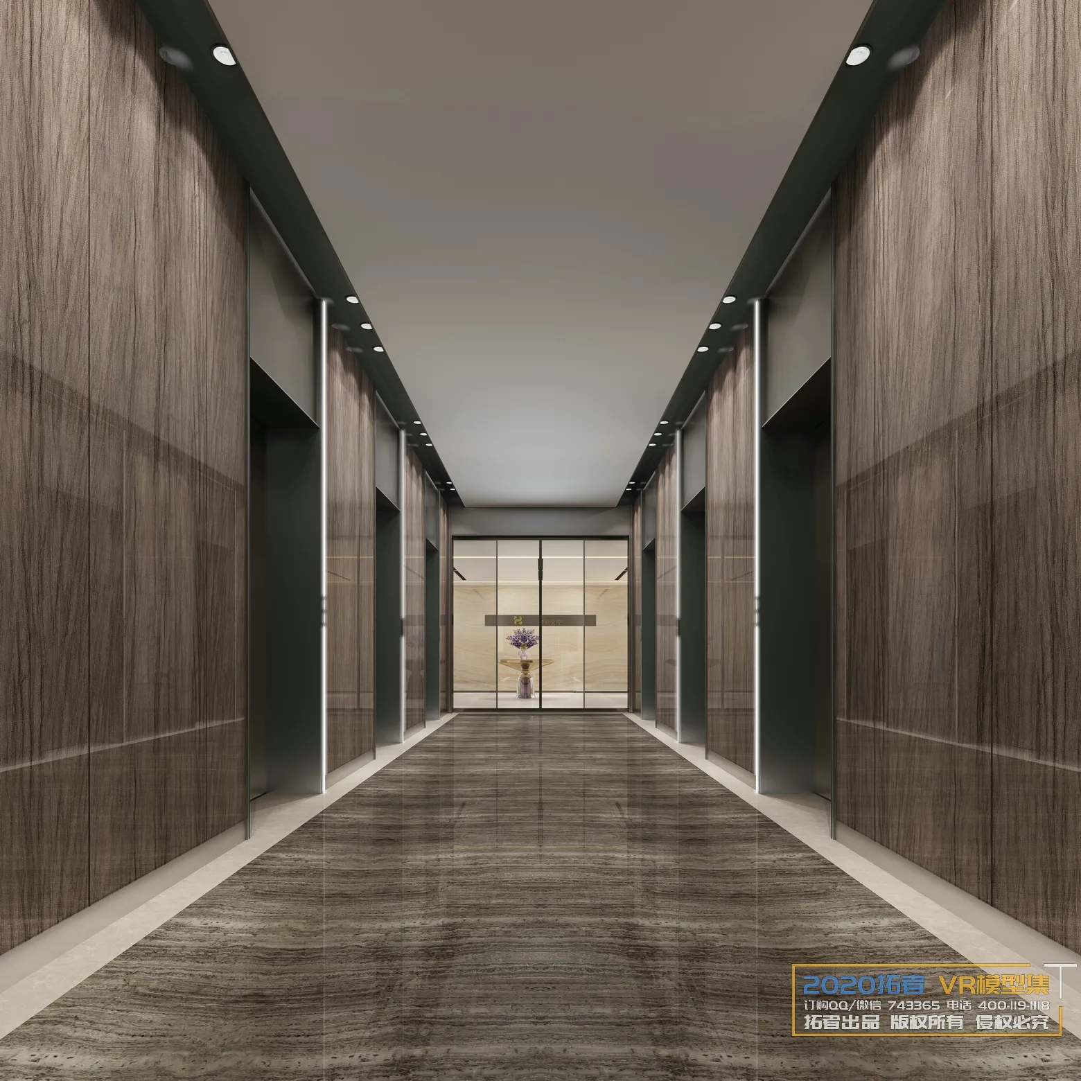 Extension Interior 20 – 12 – ELEVATOR & CORRIDOR – 36