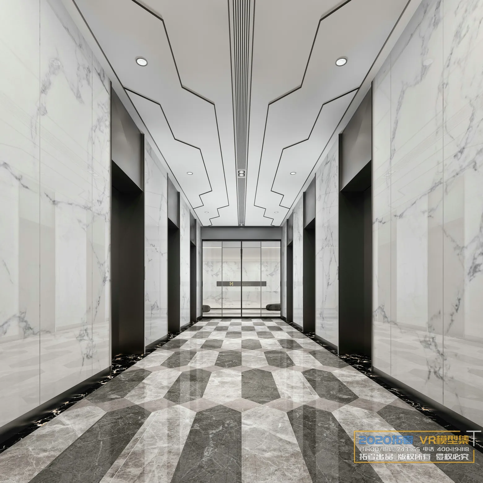 Extension Interior 20 – 12 – ELEVATOR & CORRIDOR – 42