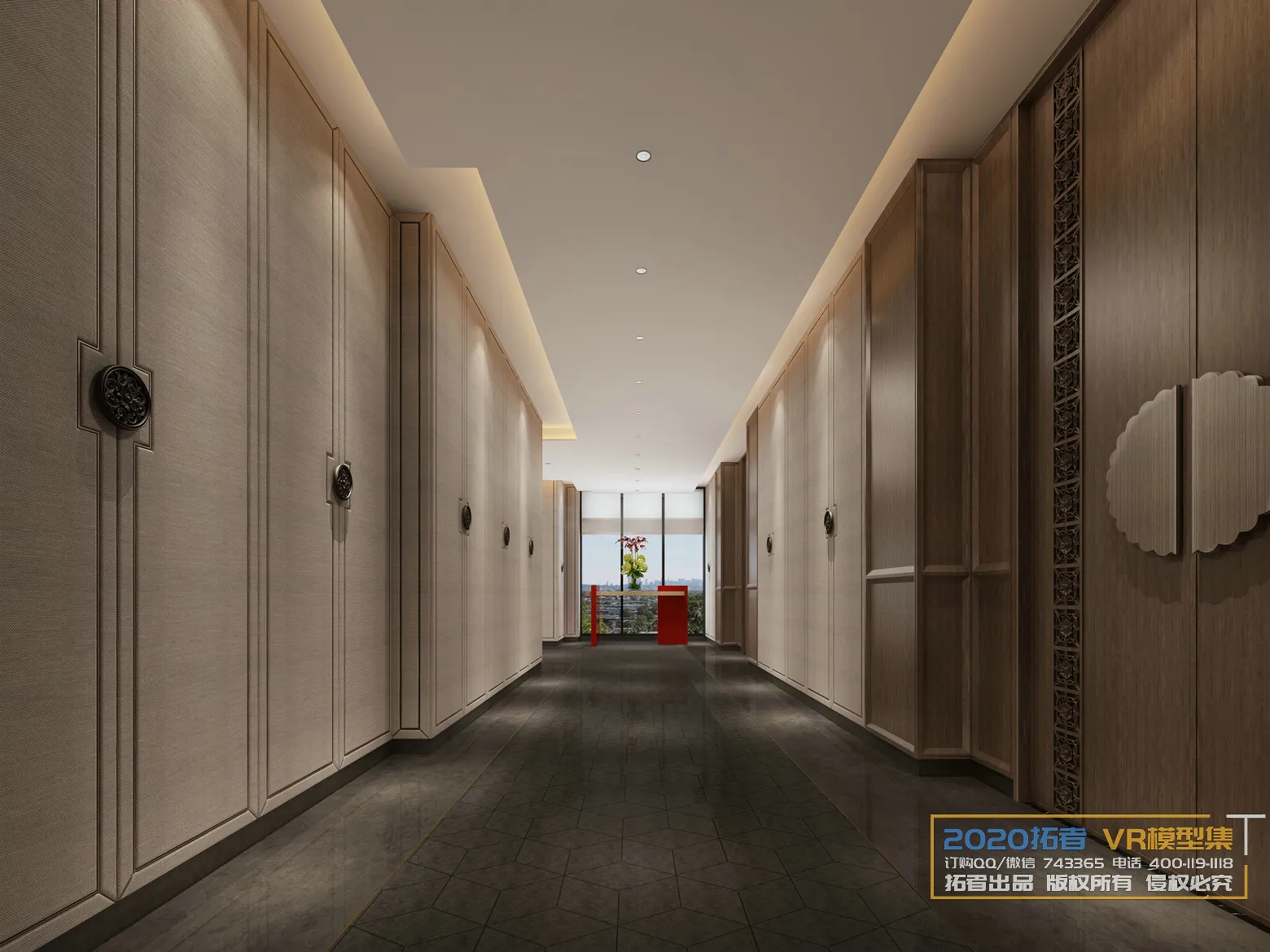 Extension Interior 20 – 12 – ELEVATOR & CORRIDOR – 48