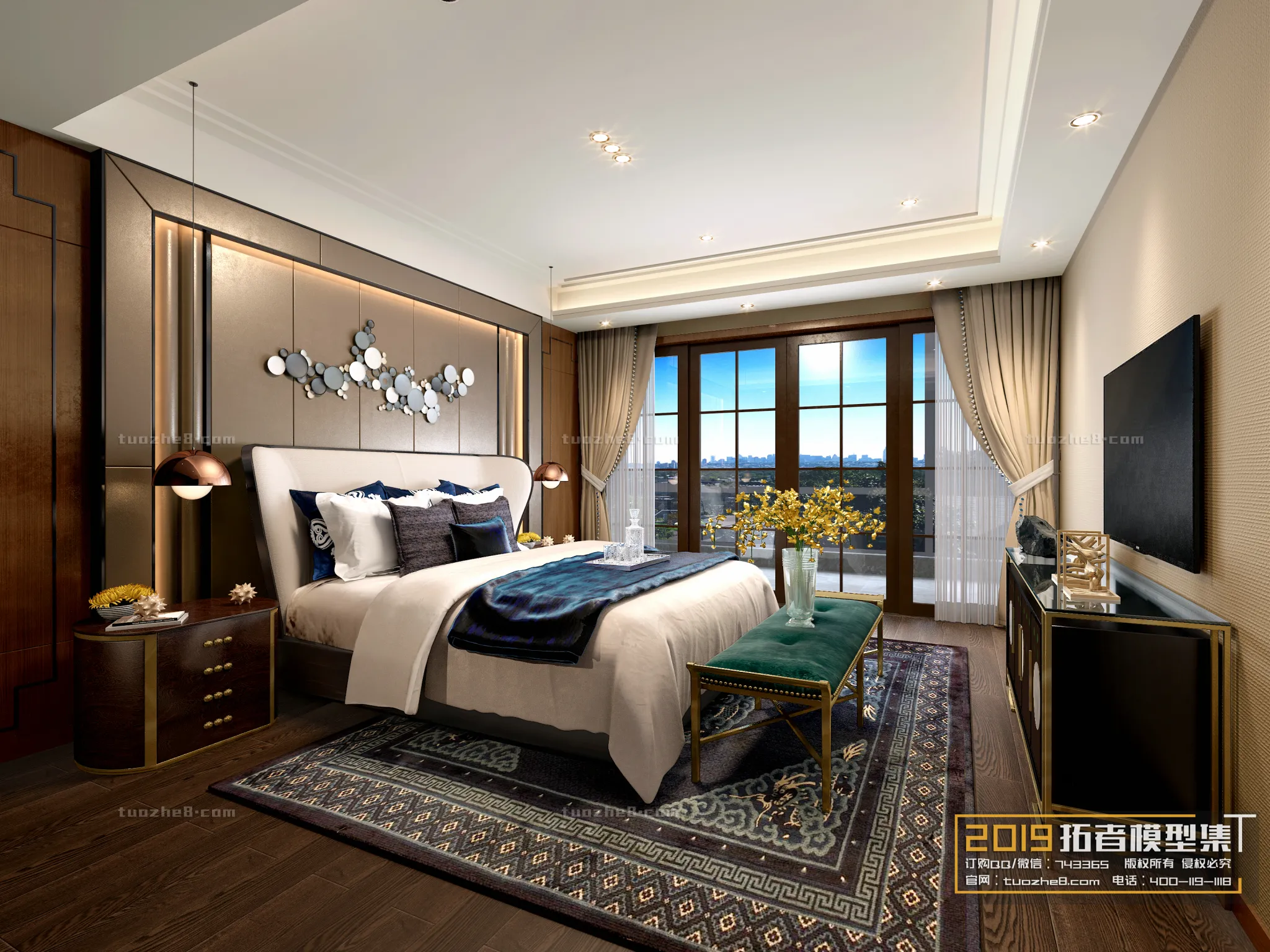 Extension Interior – BEDROOM – CHINESE STYLES – 025