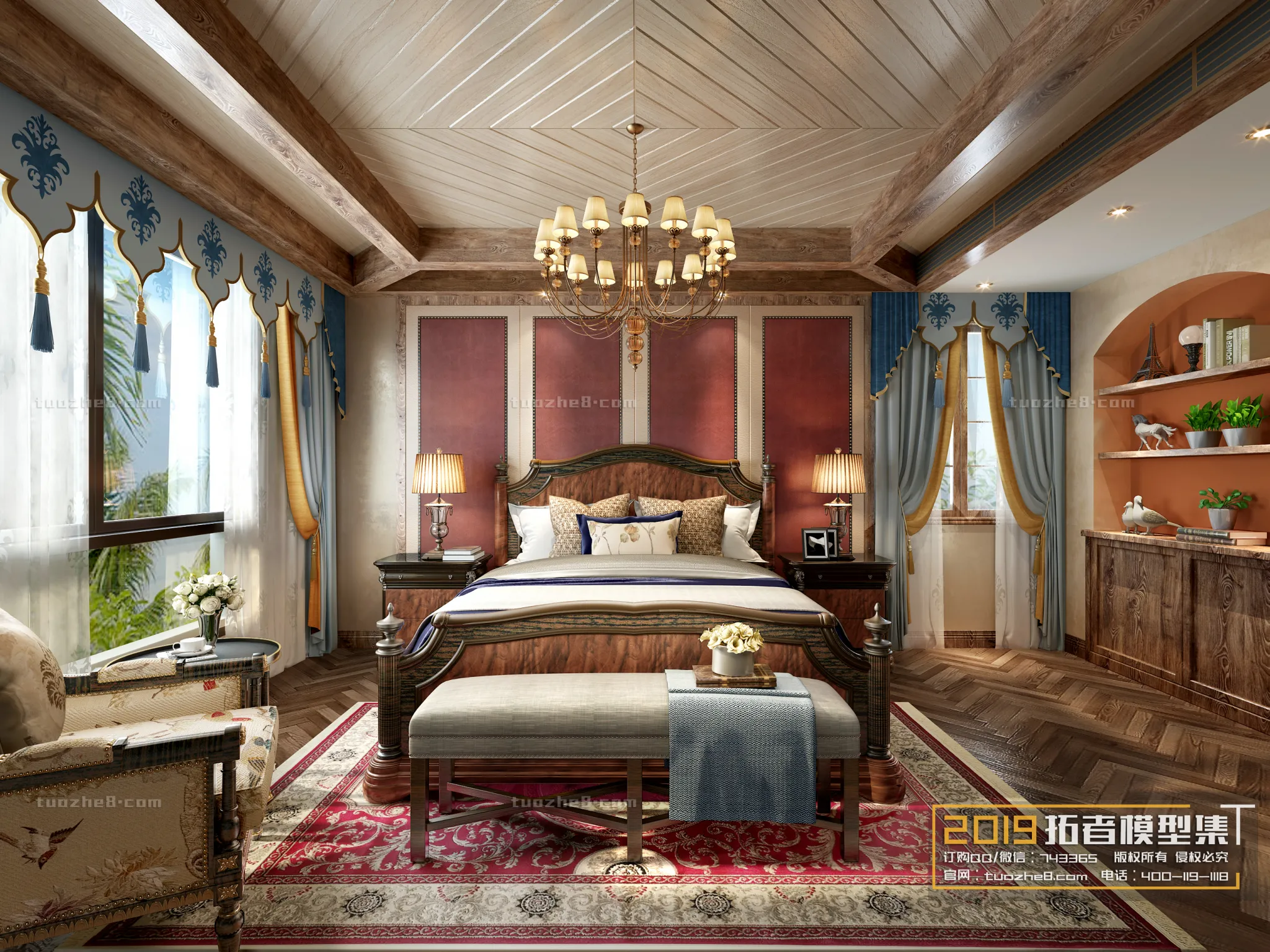 Extension Interior – BEDROOM – EUROPEAN STYLES – 001