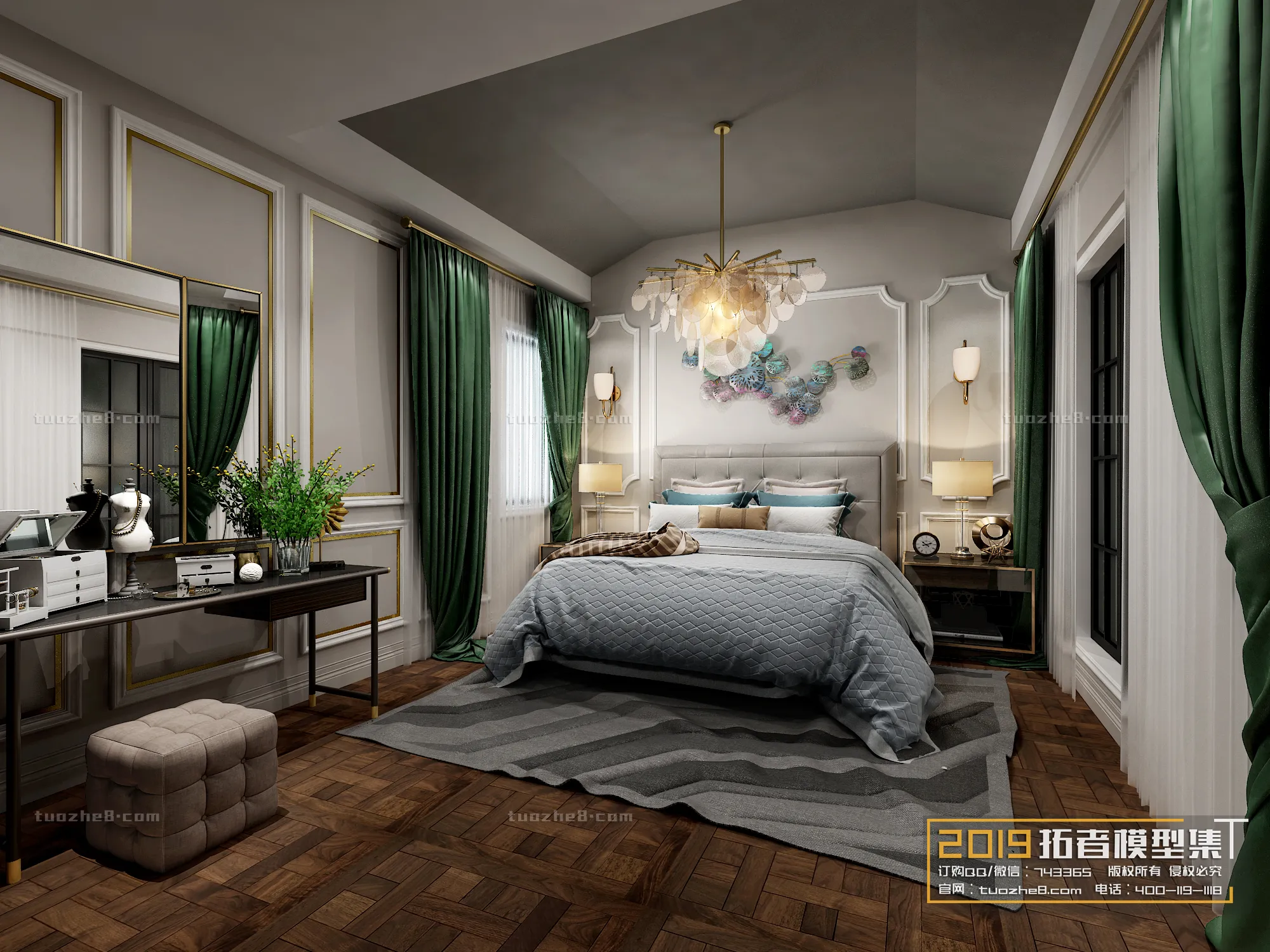 Extension Interior – BEDROOM – EUROPEAN STYLES – 006