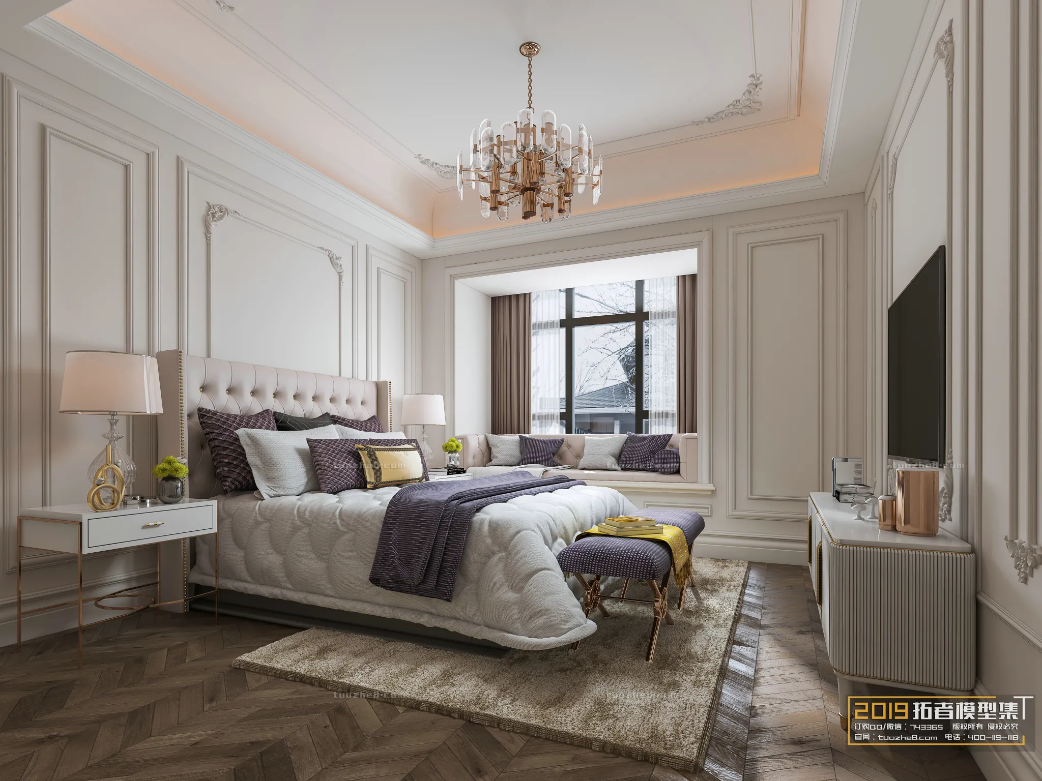 Extension Interior – BEDROOM – EUROPEAN STYLES – 010