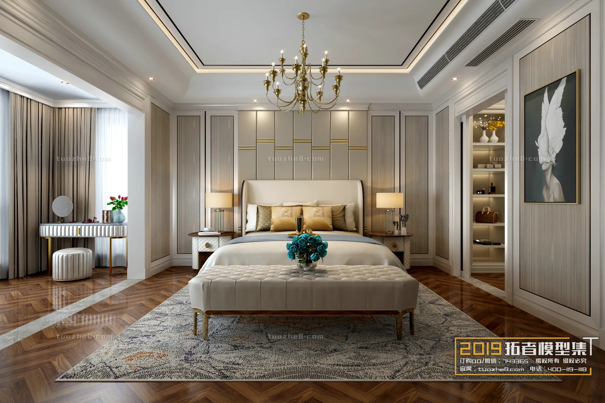 Extension Interior – BEDROOM – EUROPEAN STYLES – 015