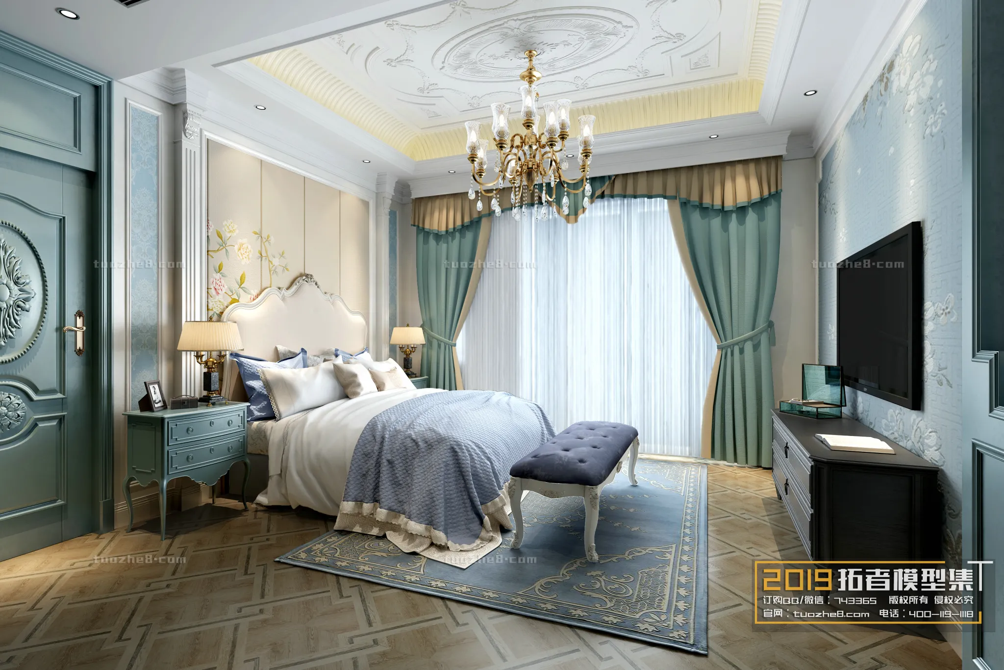 Extension Interior – BEDROOM – EUROPEAN STYLES – 017