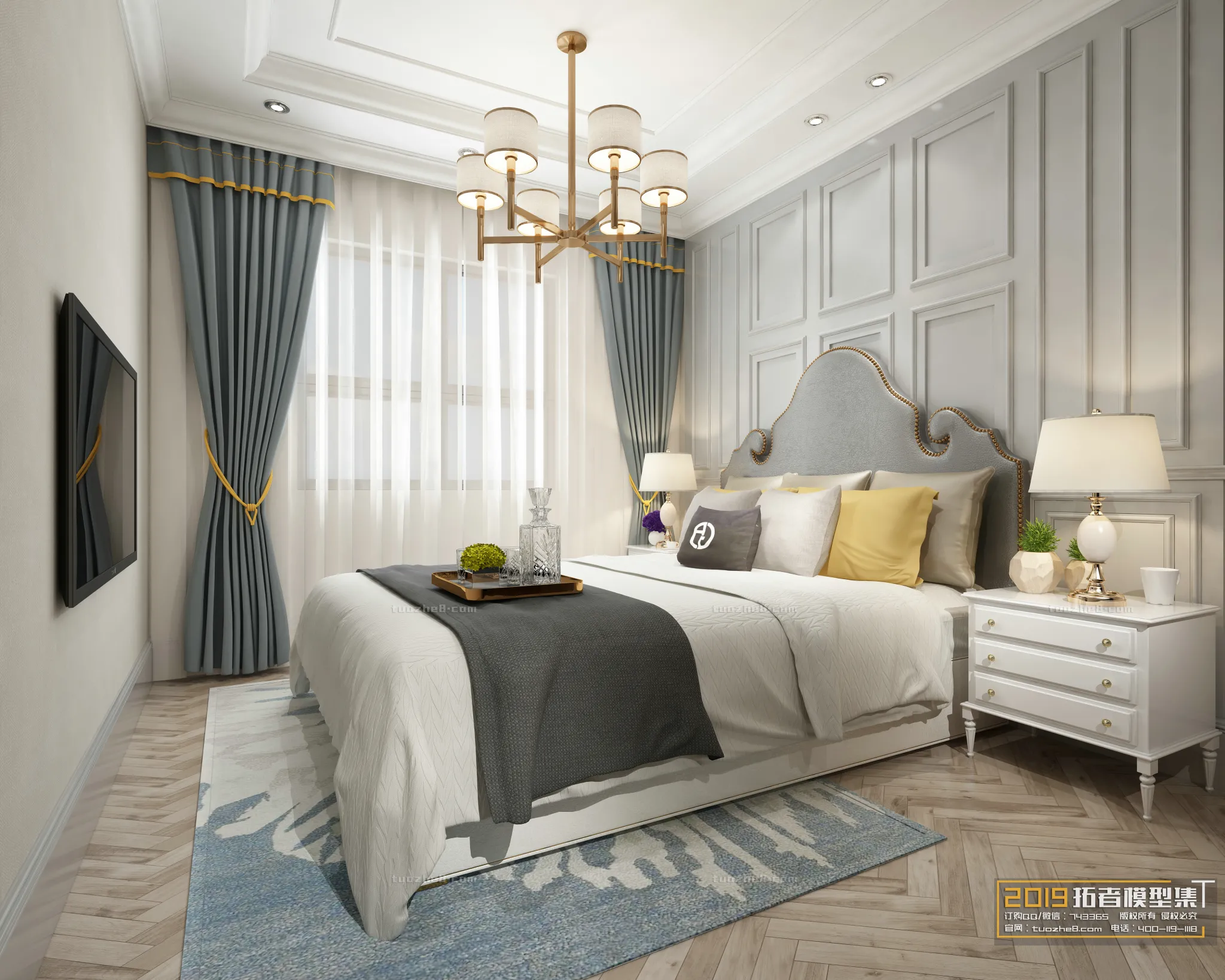 Extension Interior – BEDROOM – EUROPEAN STYLES – 022