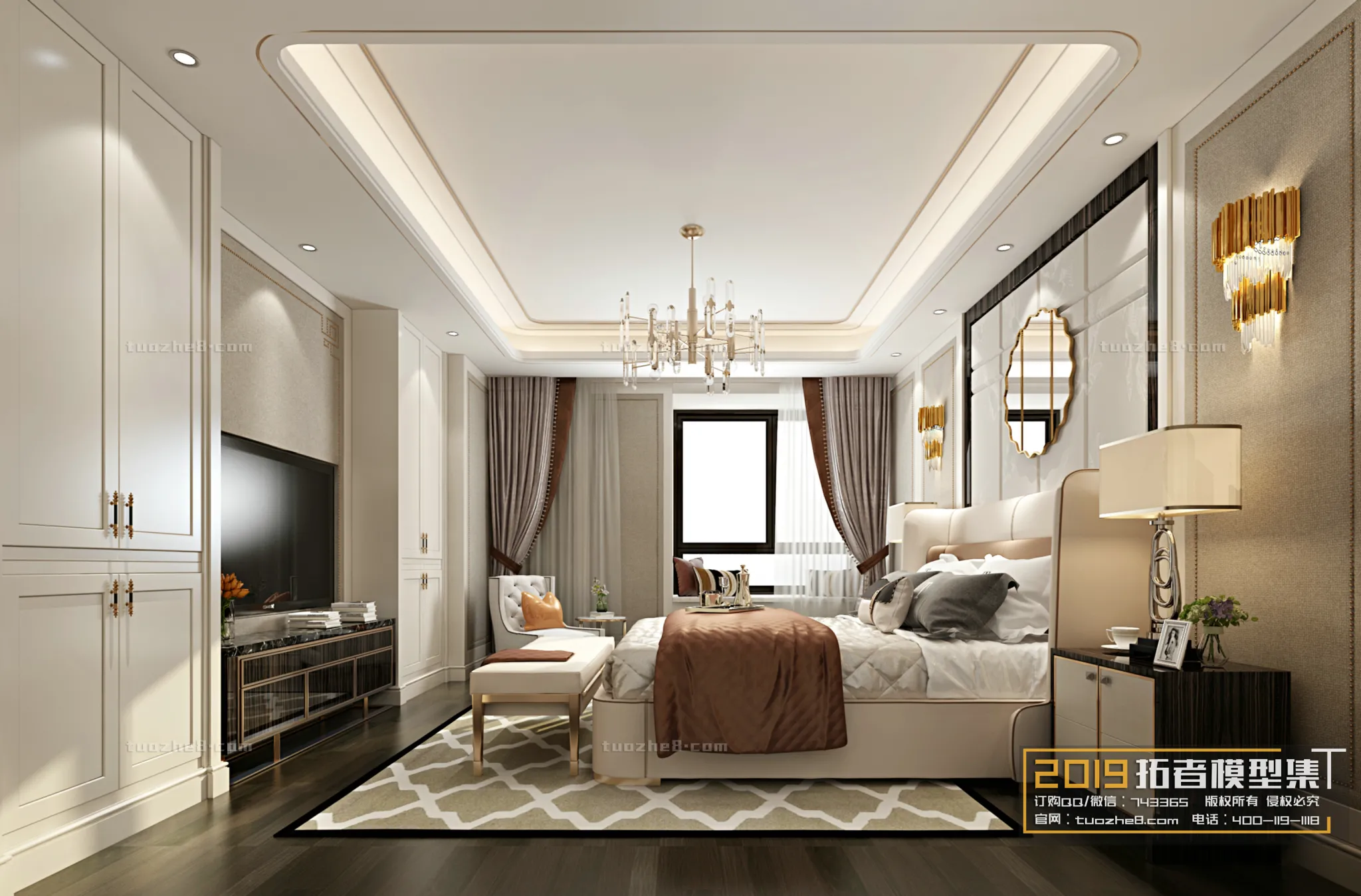 Extension Interior – BEDROOM – EUROPEAN STYLES – 037