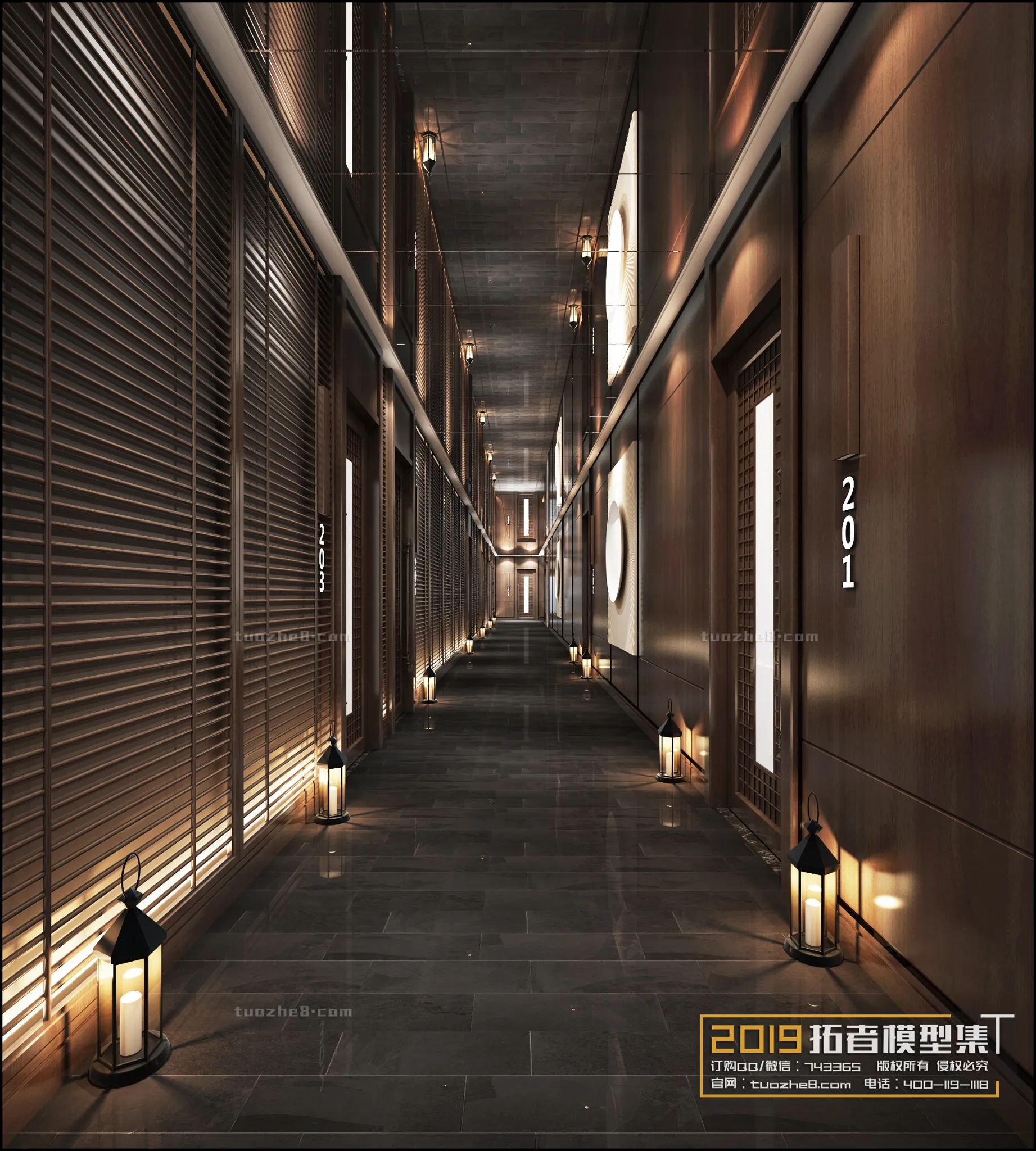 Extension Interior – CORRIDORS, ELEVATORS – 006