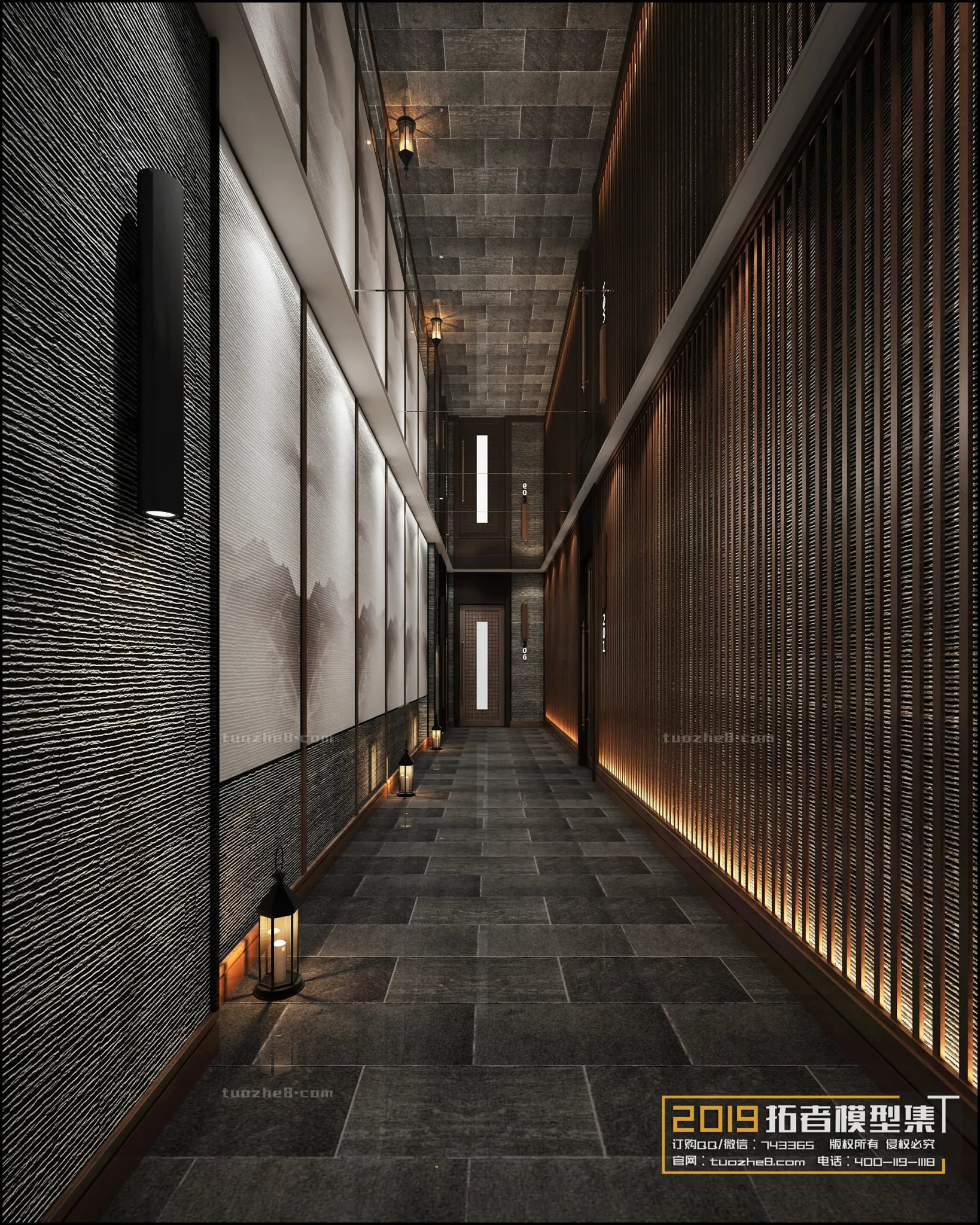 Extension Interior – CORRIDORS, ELEVATORS – 007