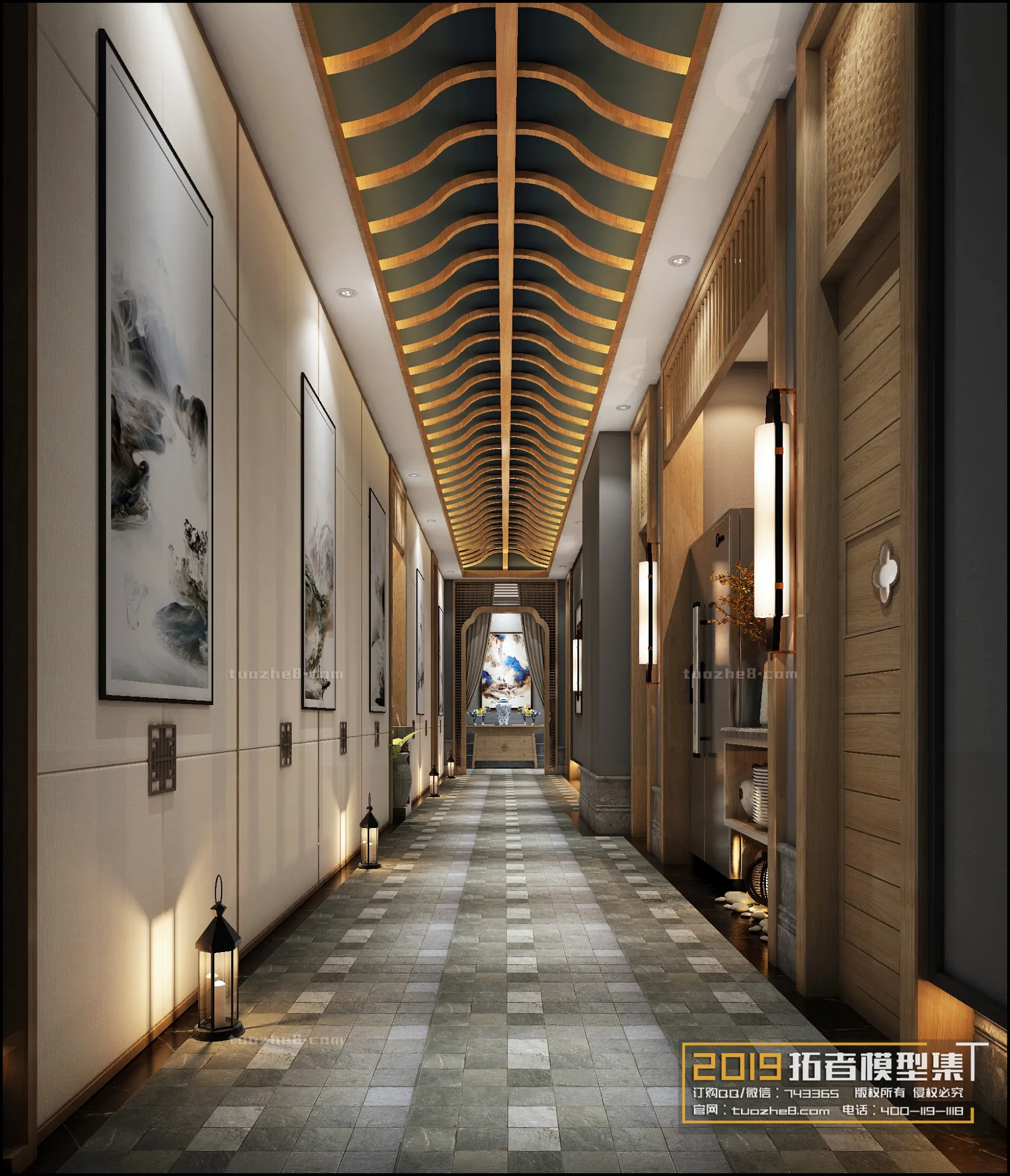 Extension Interior – CORRIDORS, ELEVATORS – 012